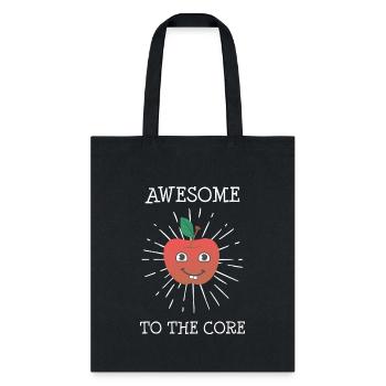 Awesome to the core - Tote Bag - black - Front