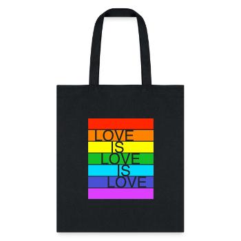Love is Love is Love - Tote Bag - black - Front