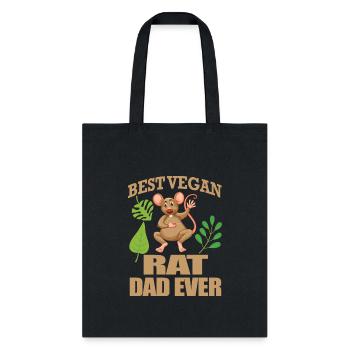rat - Tote Bag - black - Front