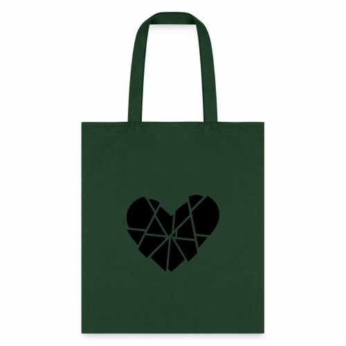 Heart Broken Shards Anti Valentine's Day - Tote Bag