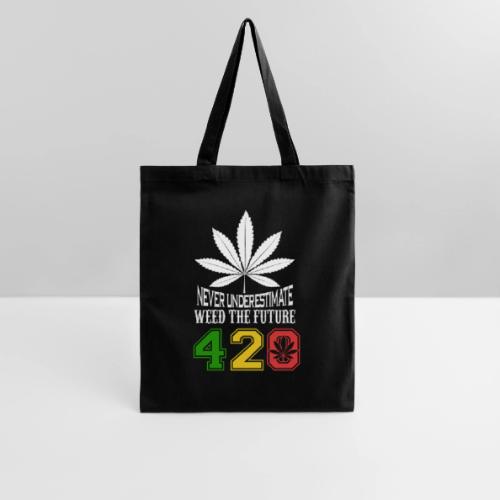 Chuckling 420 Future of Herb Weed Marijuana Design - Tote Bag