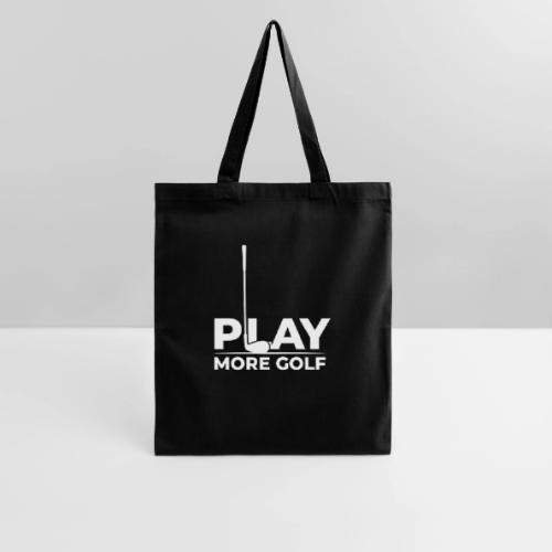 Golf Gift for Men - Play More Golf Graphic T-Shirt - Tote Bag