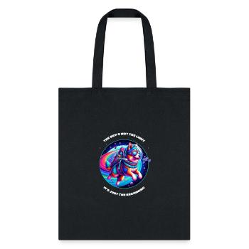 Space-traveling dog - Tote Bag - black - Front