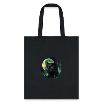 A terrifying black cat - Tote Bag - black - Front