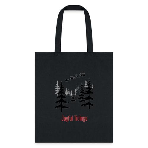 Joyful Tidings Christmas T-Shirt - Tote Bag