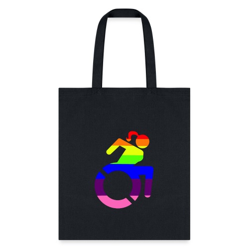 Wheelchair girl LGBT symbol - Tote Bag