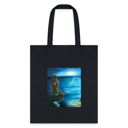 Mermaid over looking the sea - Tote Bag