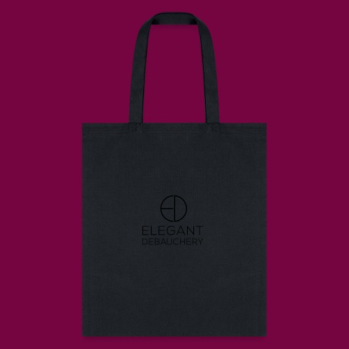 Elegant Debauchery Logo Stacked - Tote Bag