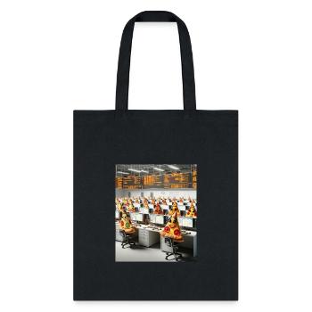 Pizza Dispatch 911 Emergency Responder - Tote Bag - black - Front