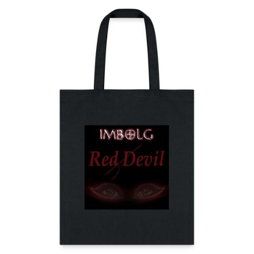 Red Devil (with Black Background) - Tote Bag