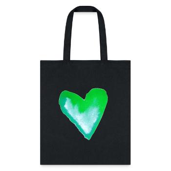 Heart, Heart Icon, Heart Symbol, Red Heart, Love - Tote Bag - black - Front