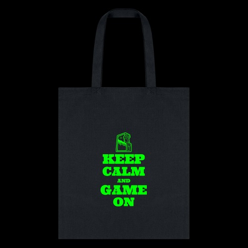 Keep Calm and Game On | Retro Gamer Arcade - Tote Bag