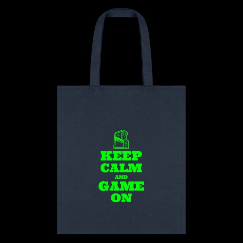 Keep Calm and Game On | Retro Gamer Arcade - Tote Bag