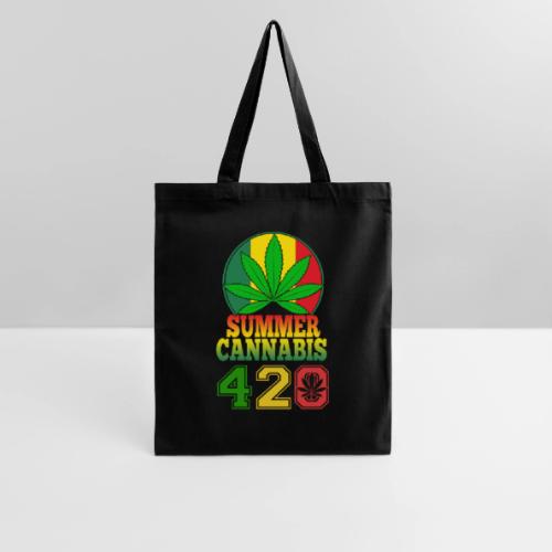 Enjoyable 420 Summer Smoker Weed Marijuana Design - Tote Bag