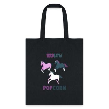 Harlow And Popcorn Merch Popcorn The Pony - Tote Bag - black - Front