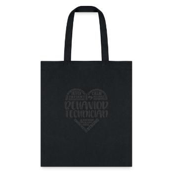 Behavior technician, rbt, tech - Tote Bag - black - Front