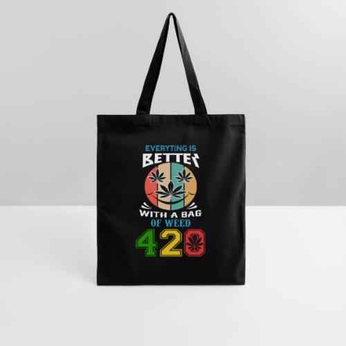 Comic 420 Better Herb Weed Marijuana Design - Tote Bag