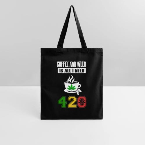 Laughable 420 Coffee Smoker Weed Marijuana Design - Tote Bag