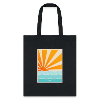 Mono Beach Club - Sunset & Ocean - Tote Bag - black - Front