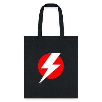 Lightning Bolt - Tote Bag - black - Front