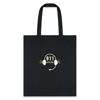 911 Dispatcher Heartbeat - Tote Bag - black - Front