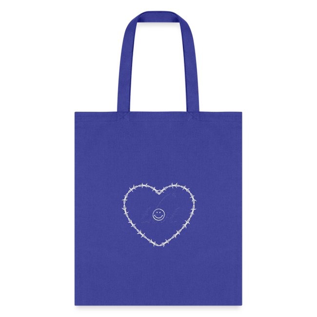 Barbed Wire Heart Tote Bag