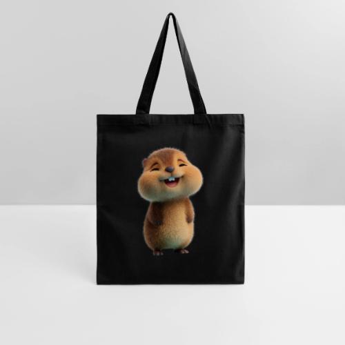 Joyful Cartoon Baby Beaver - Tote Bag