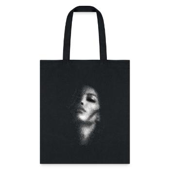 Pretty Woman Retro Black & White Halftone Tee - Tote Bag - black - Front