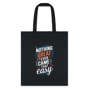 Strive for Greatness - Tote Bag - black - Front