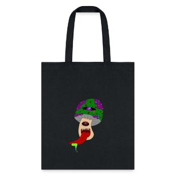 Mushroom creature - Tote Bag - black - Front