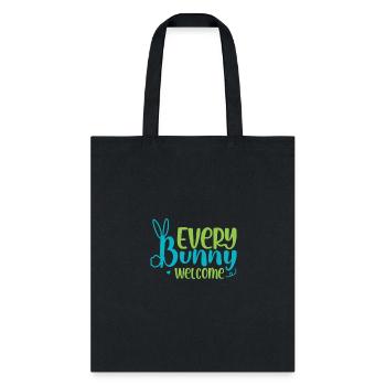 Every Bunny Welcome - Tote Bag - black - Front
