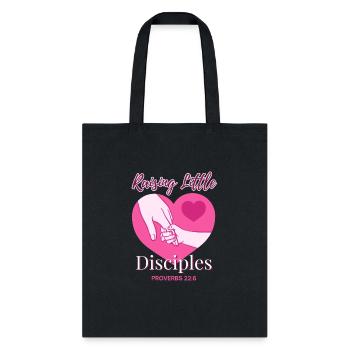 Christian Mother's Day Raising Little Disciples - Tote Bag - black - Front