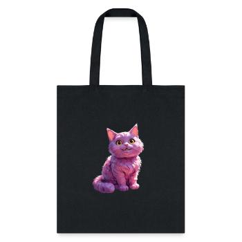 jelly cat - Tote Bag - black - Front