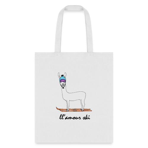 Skiin' llama - Tote Bag