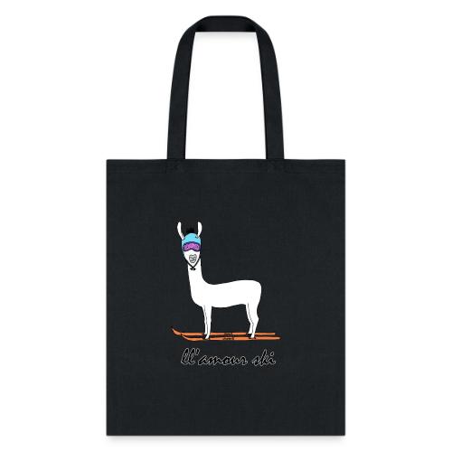 Skiin' llama - Tote Bag