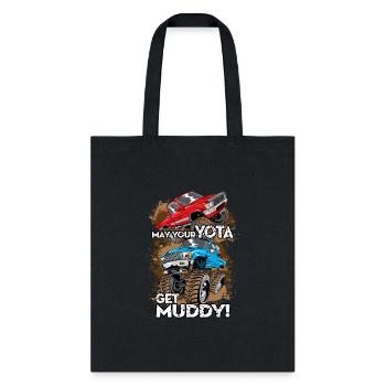 Toyota Trucks Get Muddy - Tote Bag - black - Front