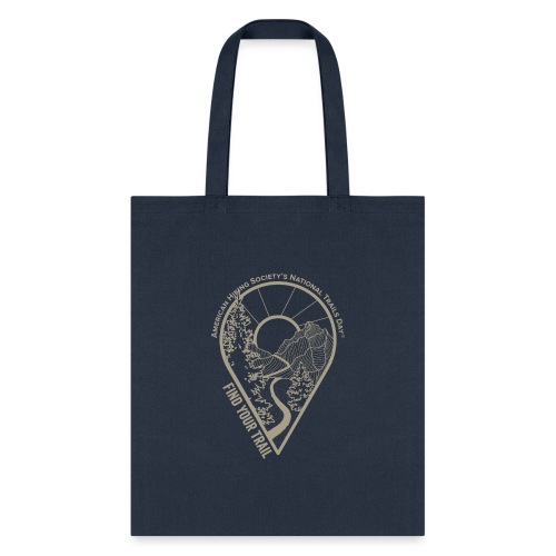 Find Your Trail Location Pin: National Trails Day - Tote Bag