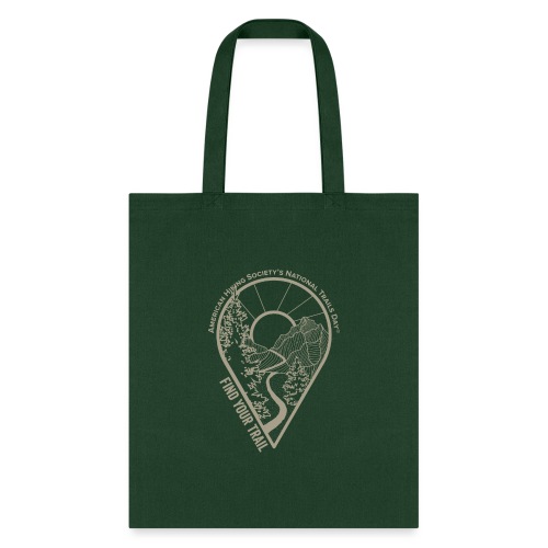 Find Your Trail Location Pin: National Trails Day - Tote Bag