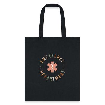 Emergency Department ER ED Emergency Room Nurse - Tote Bag - black - Front