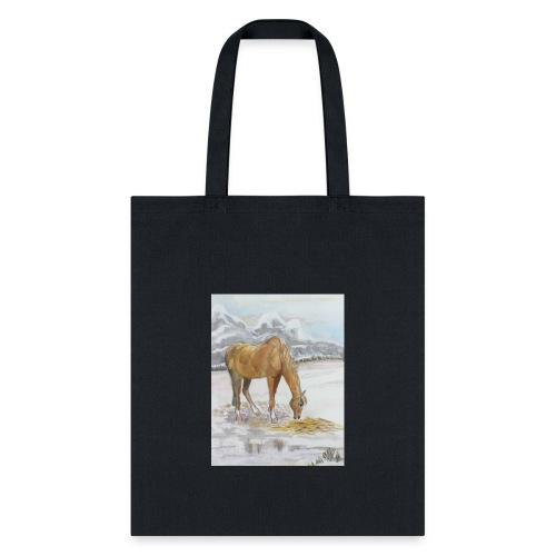Horse grazing - Tote Bag