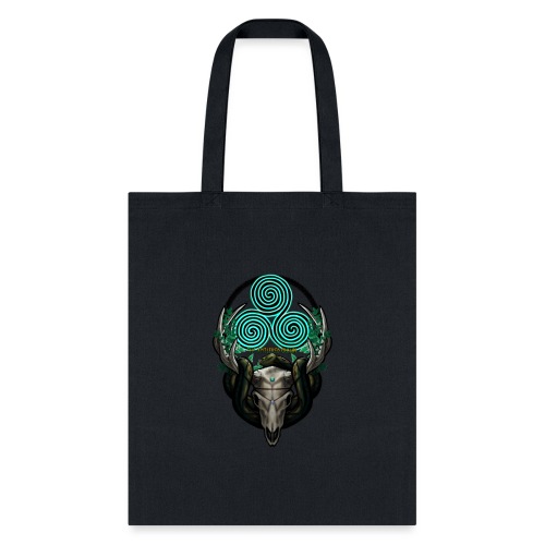 The Antlered Crown (Color Text) - Tote Bag