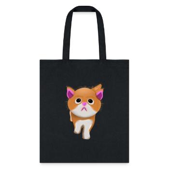 Sad Cat - Tote Bag - black - Front
