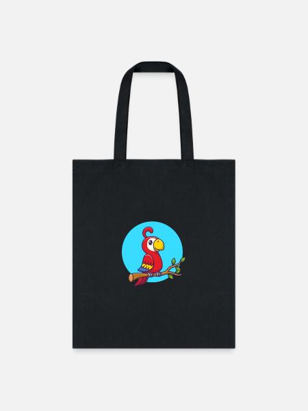 parrots - Tote Bag - black
