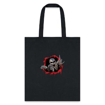 Bad skull - Tote Bag - black - Front