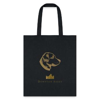 Downton Abbey Labrodaor Retriever With Logo - Tote Bag - black - Front