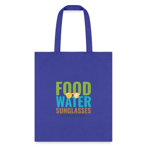 Food Water Sunglasses Essentials - Tote Bag