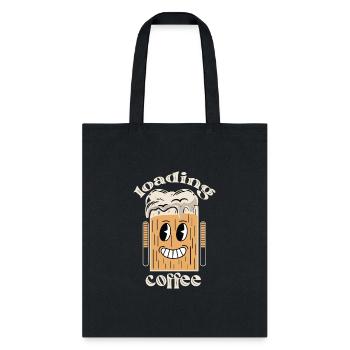 Coffee loading caffeine lover humor classic t-shir - Tote Bag - black - Front
