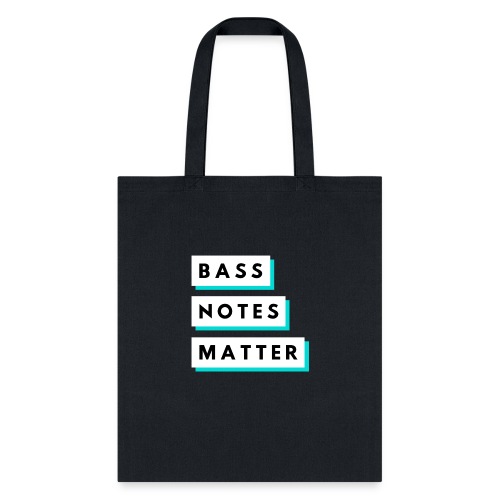 Bass Notes Matter Teal - Tote Bag