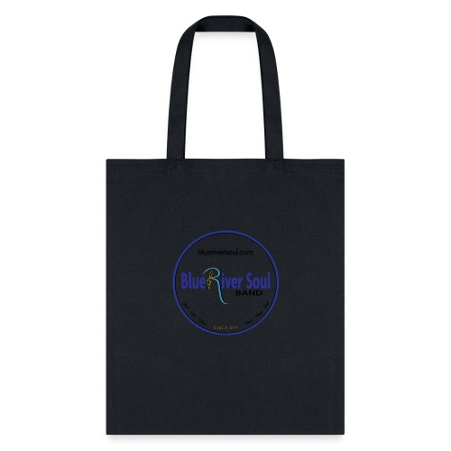 Blue River Soul Band Blue circle band logo - Tote Bag