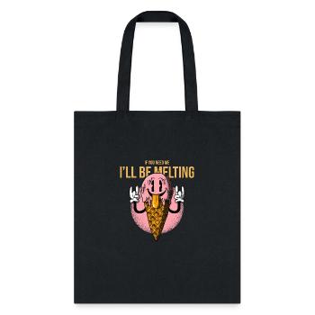 Ice cream for summer - Tote Bag - black - Front